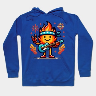 Bon Jovi Concert On Fire Hoodie